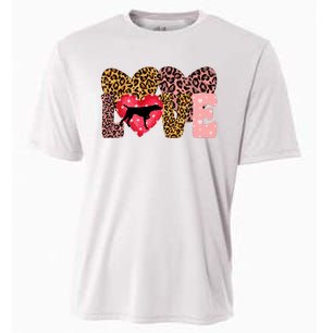 German Shorthaired Pointer ValentineS Day Pointer Love Cooling Performance Crew T-Shirt