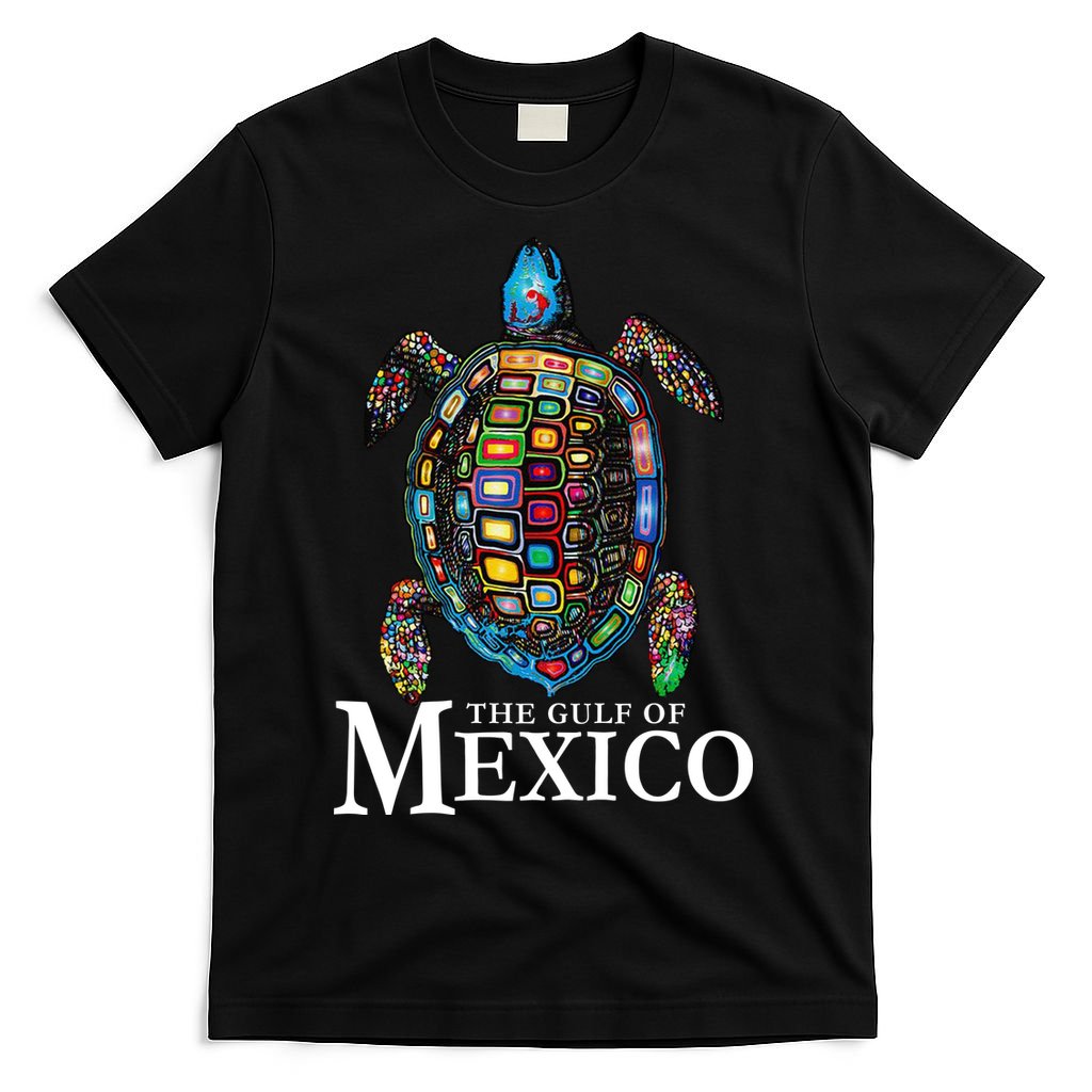 Graphic Sea Turtle Gulf Of Mexico Never Forget Trump T-Shirt