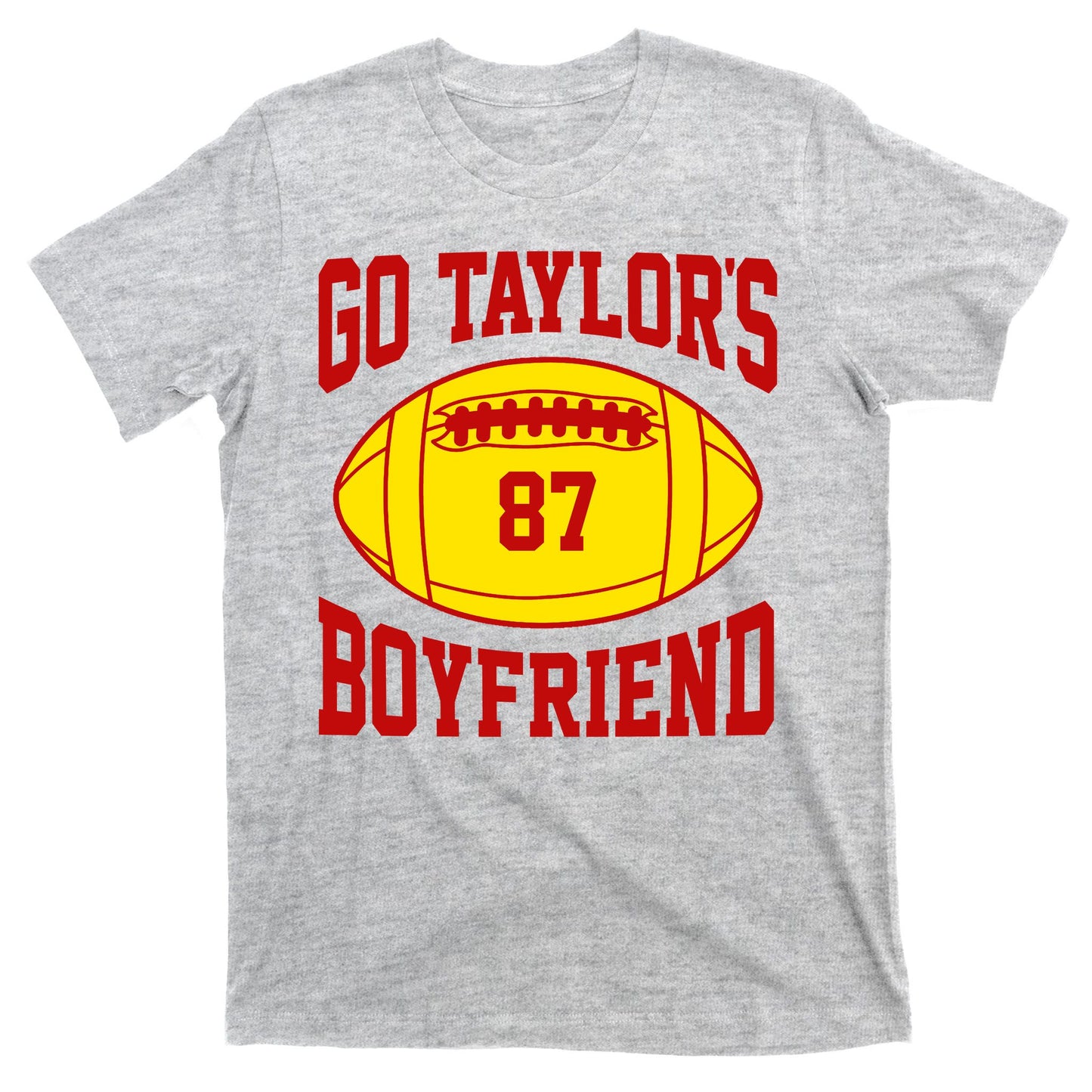 Go Taylors Boyfriend Football T-Shirt
