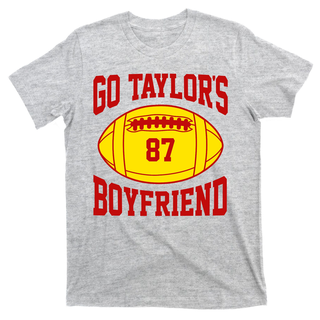 Go Taylors Boyfriend Football T-Shirt