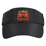 Go TaylorS Boyfriend Football Sports Fan Adult Drive Performance Visor