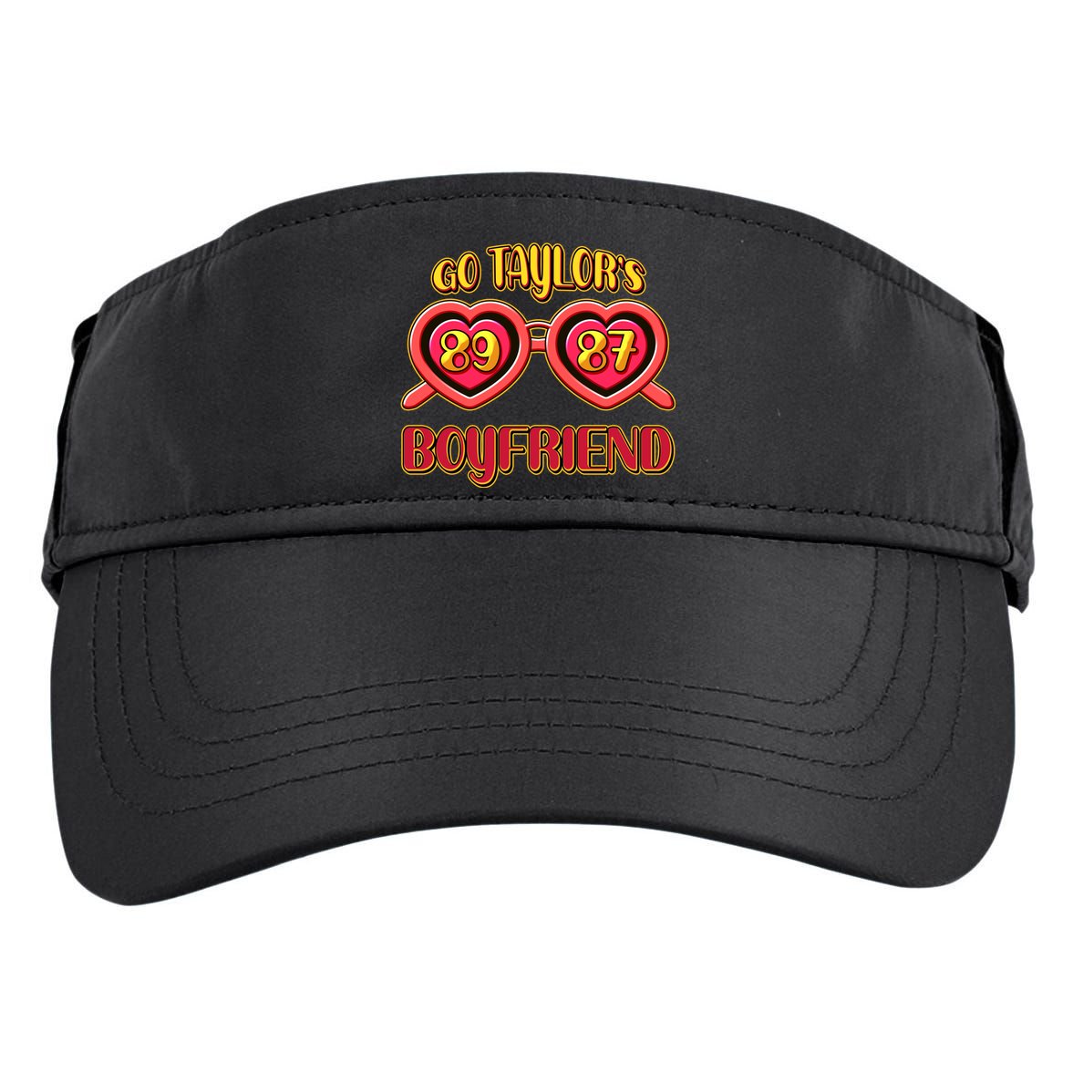 Go TaylorS Boyfriend Football Sports Fan Adult Drive Performance Visor