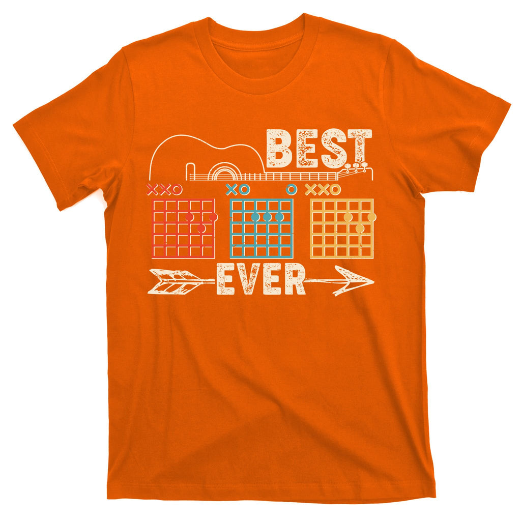 Guitarist Chords Best Dad Ever T-Shirt