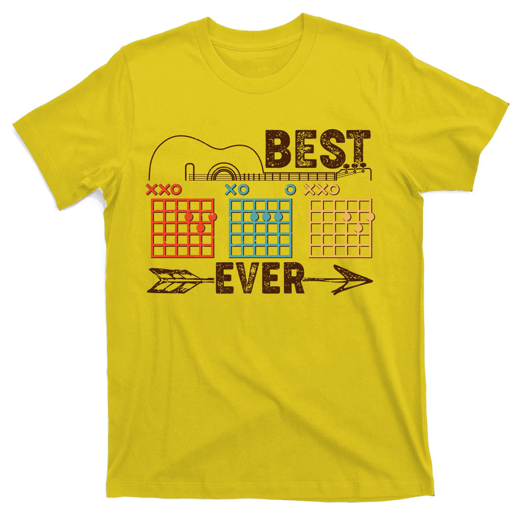 Guitarist Chords Best Dad Ever T-Shirt