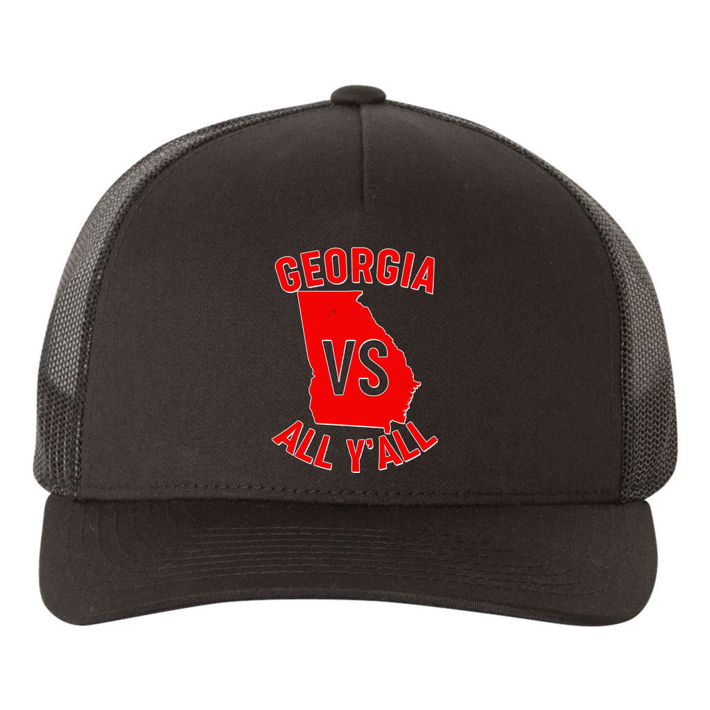 Georgia VS All Yall Football Fan Yupoong Adult 5-Panel Trucker Hat