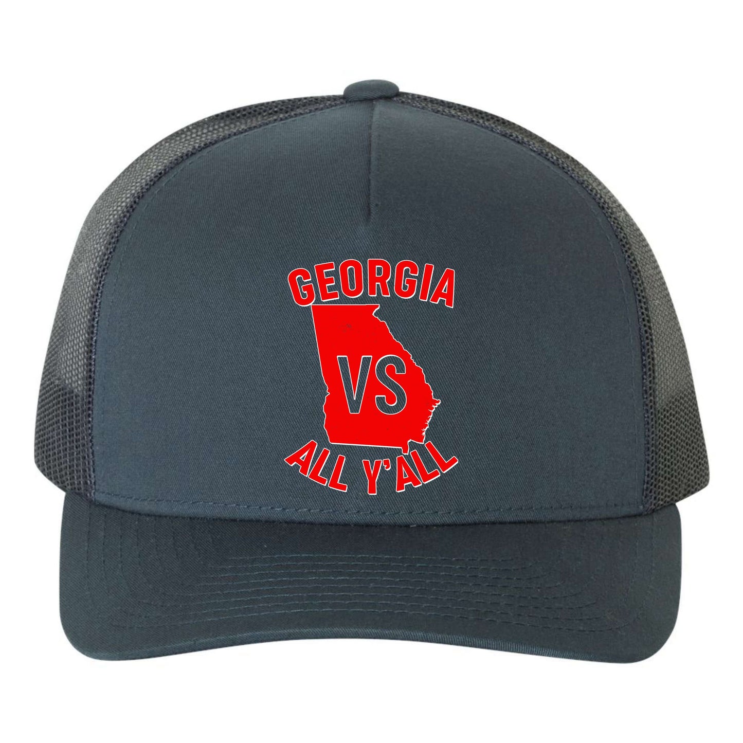 Georgia VS All Yall Football Fan Yupoong Adult 5-Panel Trucker Hat