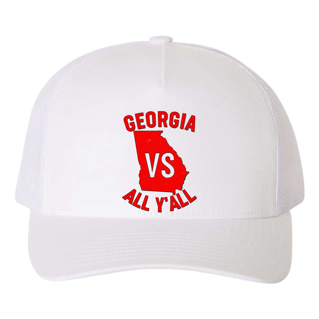 Georgia VS All Yall Football Fan Yupoong Adult 5-Panel Trucker Hat