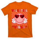 Groovy Valentine Vibes Valentines Day T-Shirt