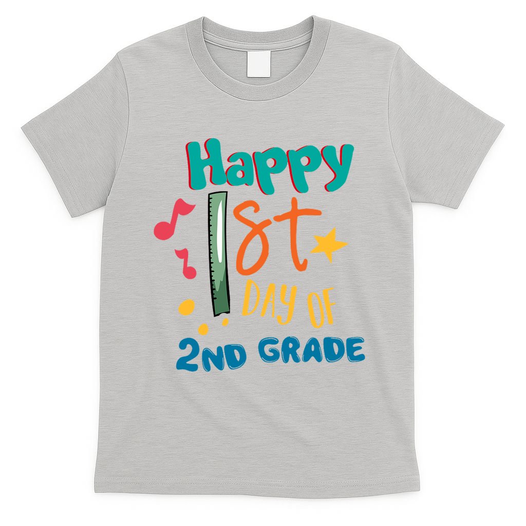 Happy 1st Day Of 2nd Grade Back To School T-Shirt