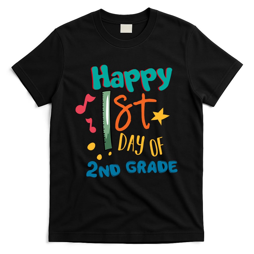 Happy 1st Day Of 2nd Grade Back To School T-Shirt