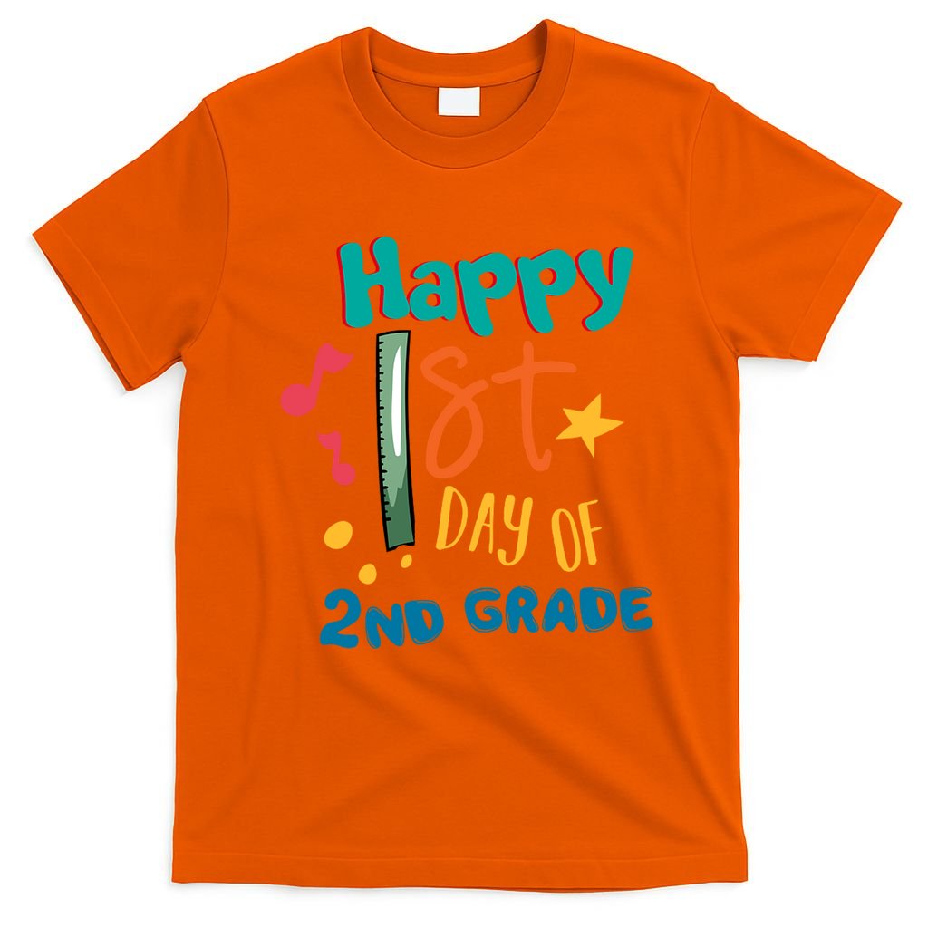 Happy 1st Day Of 2nd Grade Back To School T-Shirt