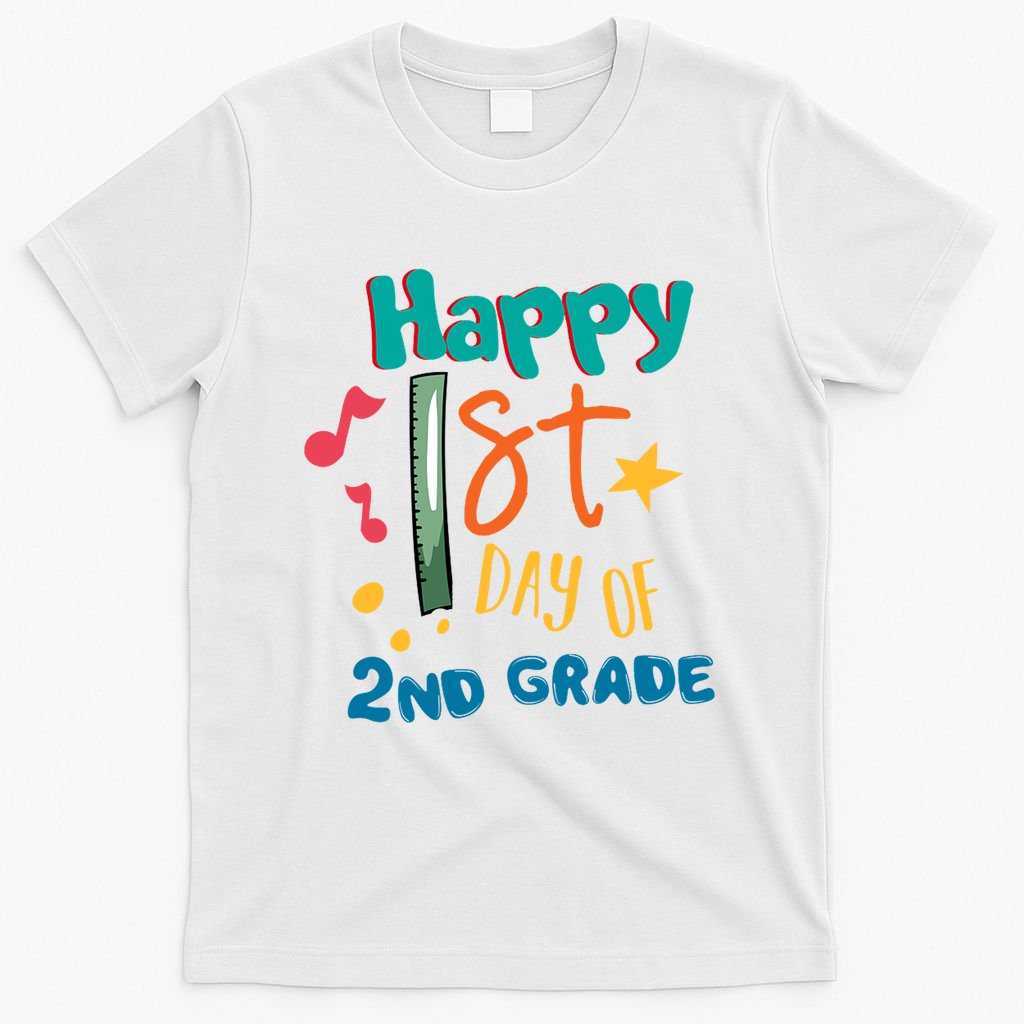 Happy 1st Day Of 2nd Grade Back To School T-Shirt