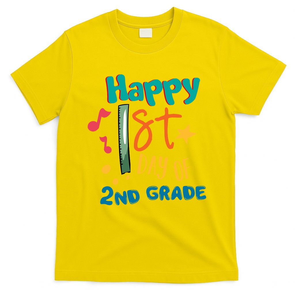 Happy 1st Day Of 2nd Grade Back To School T-Shirt