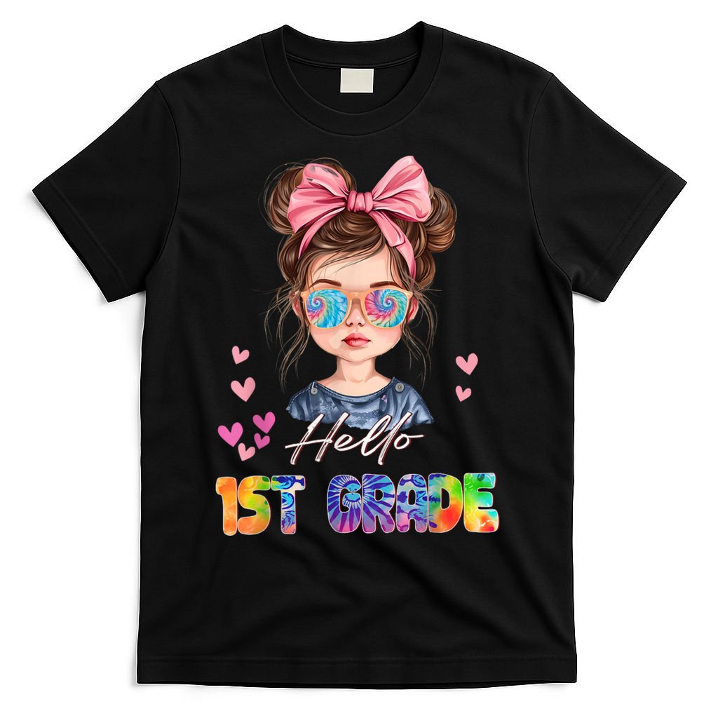 Hello 1st Grade Back To School Gift For Girl T-Shirt
