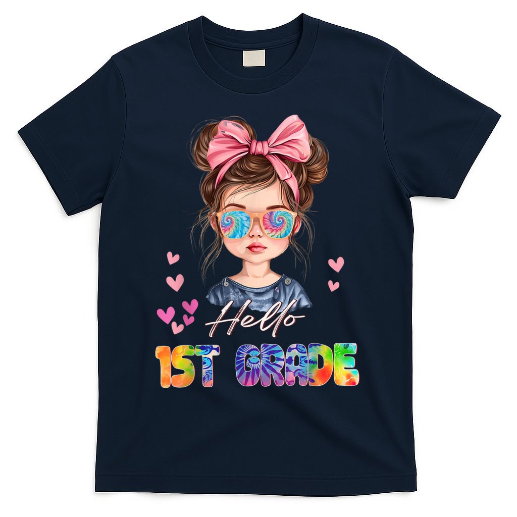 Hello 1st Grade Back To School Gift For Girl T-Shirt