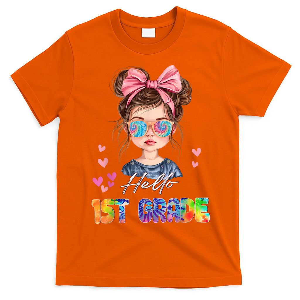Hello 1st Grade Back To School Gift For Girl T-Shirt