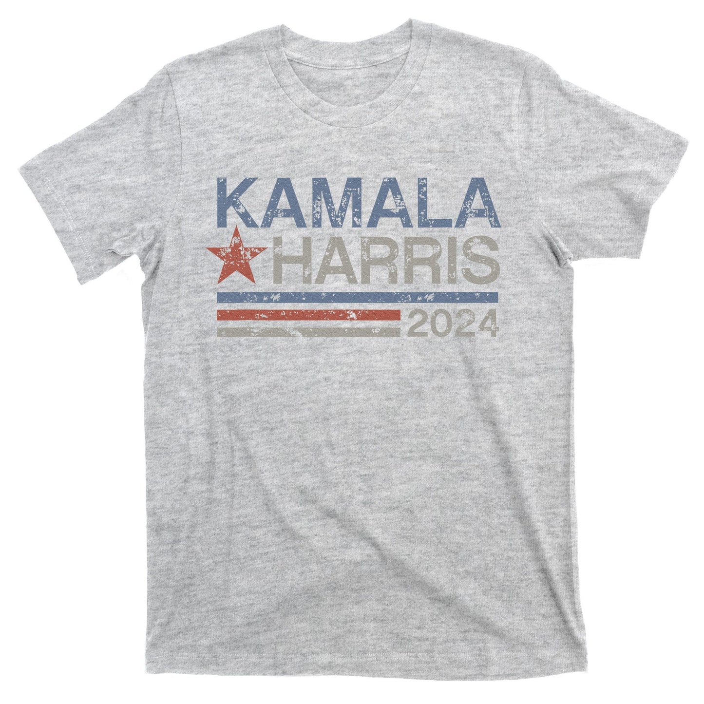 Harris 2024 Grunge Retro Stripes Vintage Kamala Harris 2024 T-Shirt