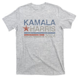 Harris 2024 Grunge Retro Stripes Vintage Kamala Harris 2024 T-Shirt