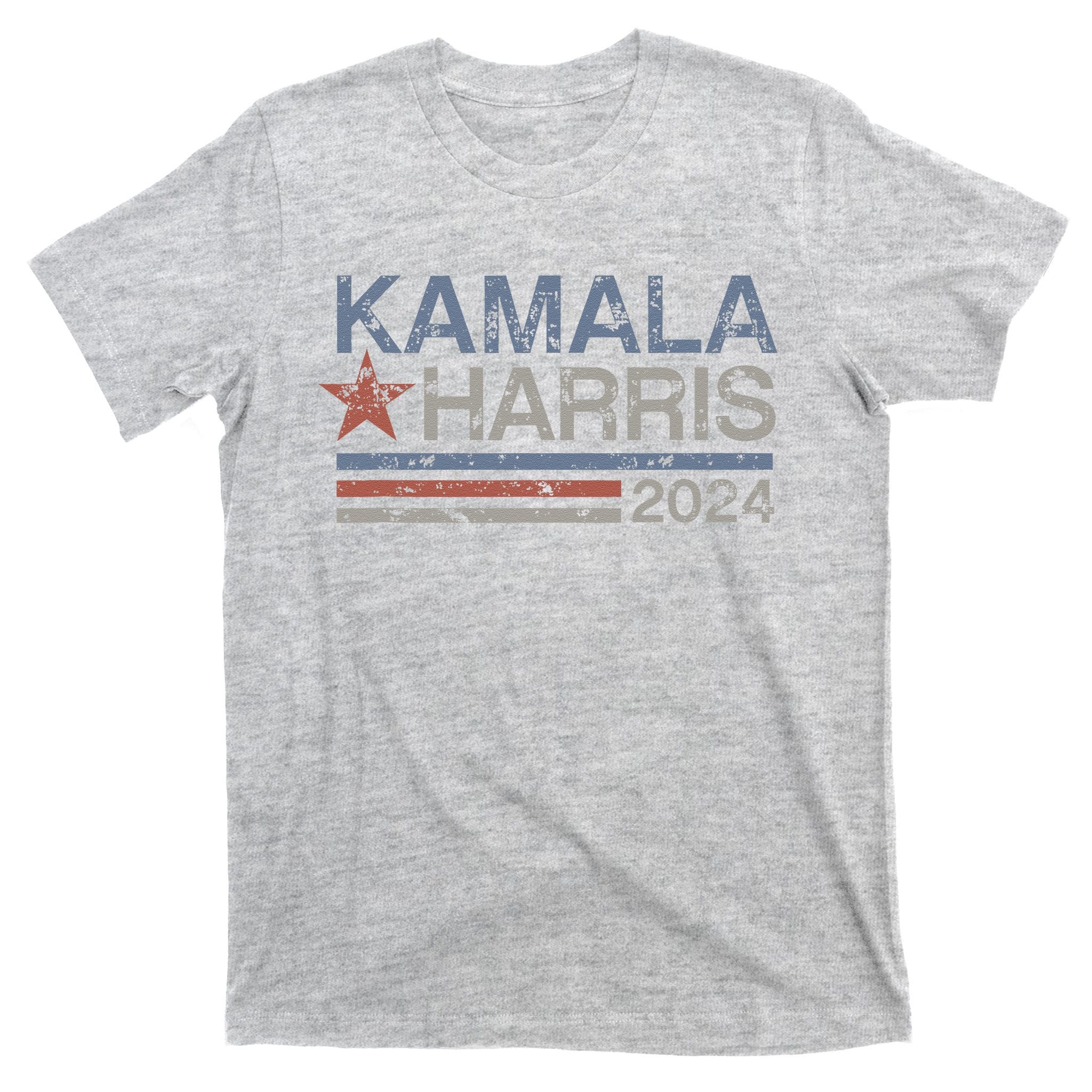 Harris 2024 Grunge Retro Stripes Vintage Kamala Harris 2024 T-Shirt