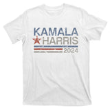 Harris 2024 Grunge Retro Stripes Vintage Kamala Harris 2024 T-Shirt