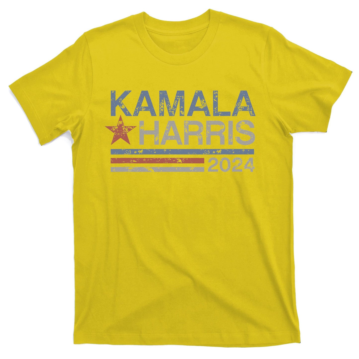 Harris 2024 Grunge Retro Stripes Vintage Kamala Harris 2024 T-Shirt