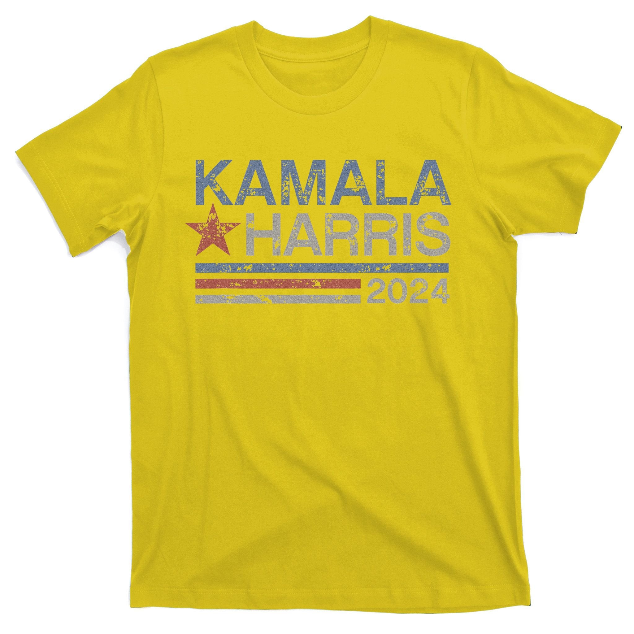 Harris 2024 Grunge Retro Stripes Vintage Kamala Harris 2024 T-Shirt