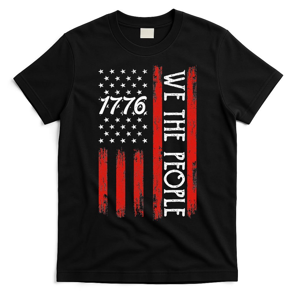 Happy 4th Of July 1776 American Flag T-Shirt