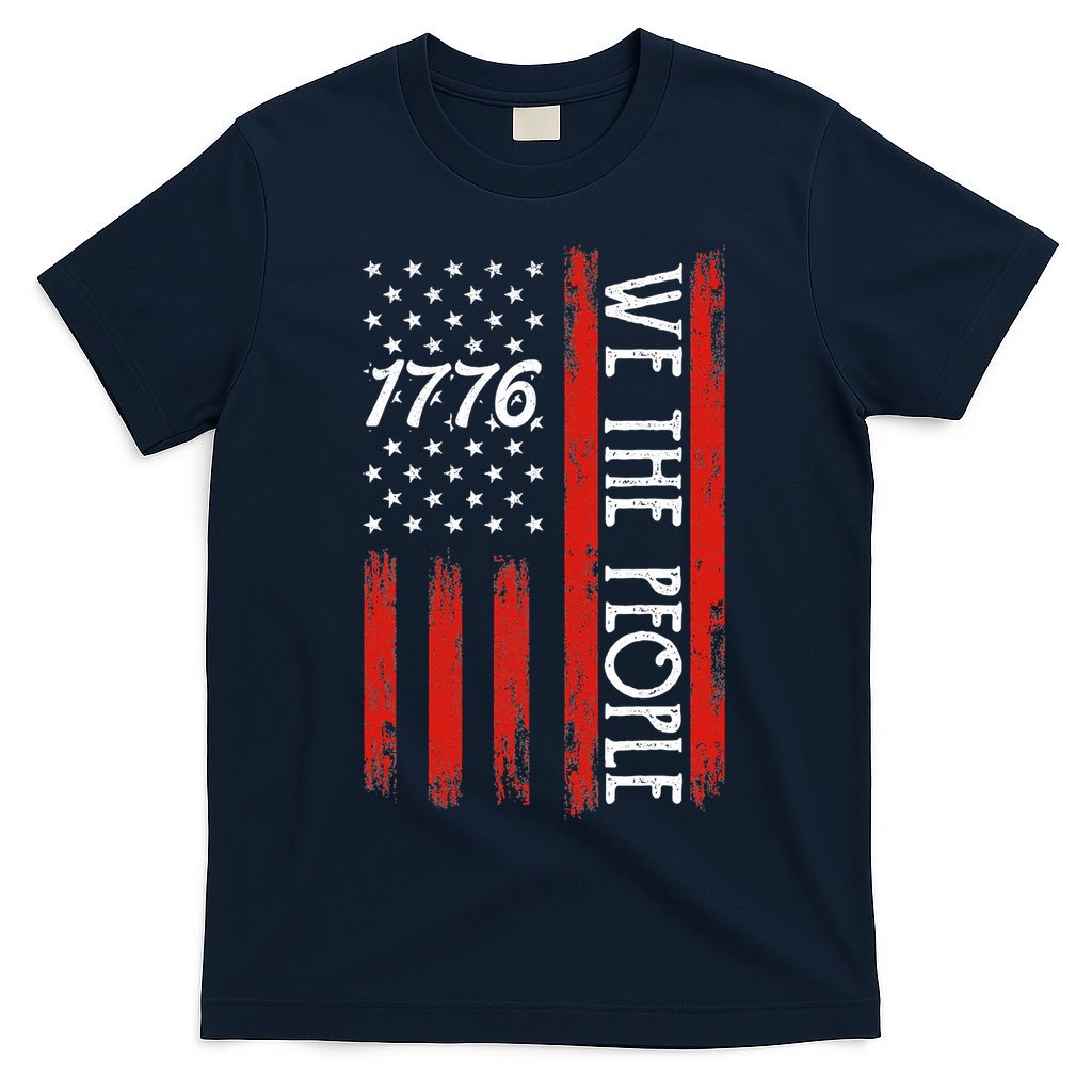 Happy 4th Of July 1776 American Flag T-Shirt