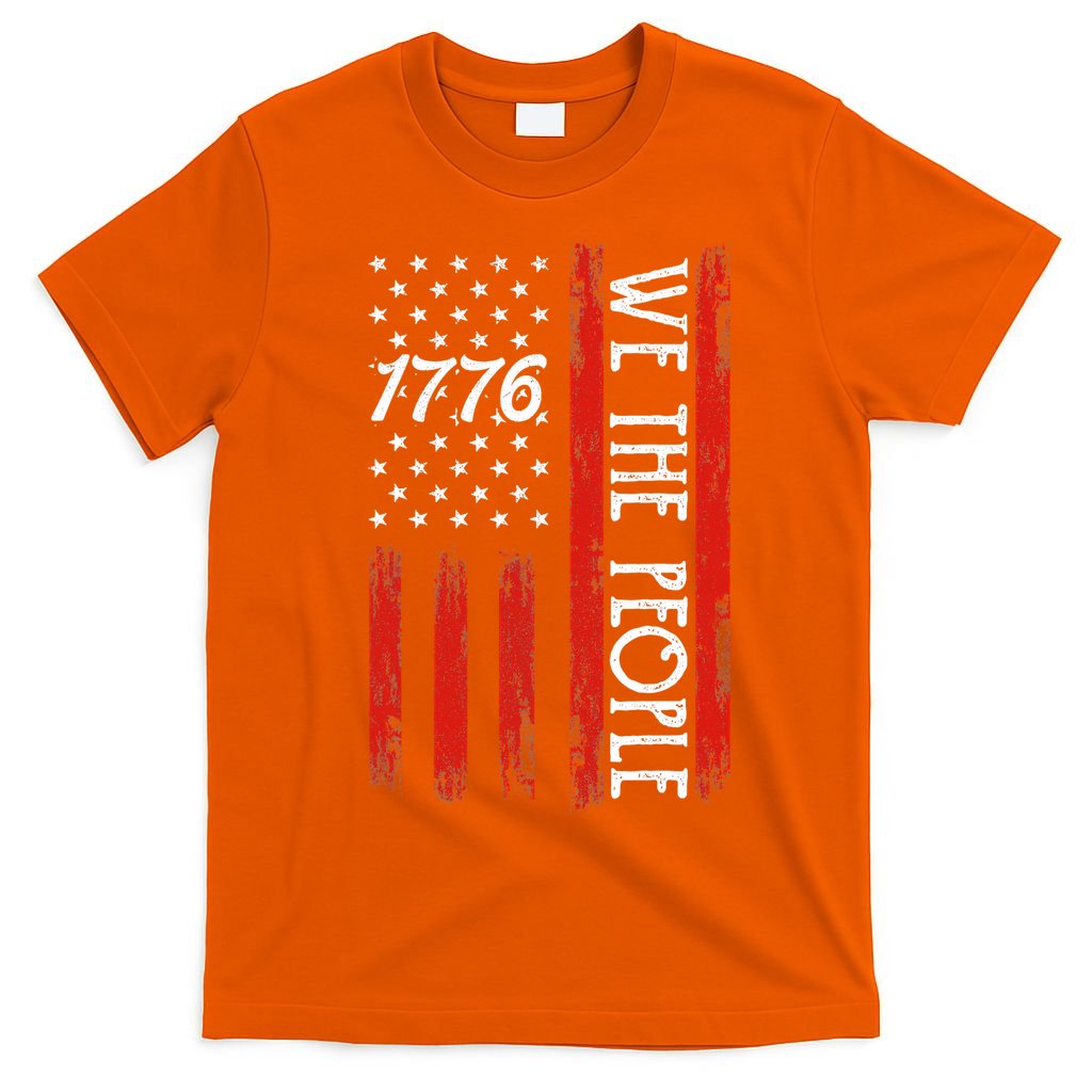 Happy 4th Of July 1776 American Flag T-Shirt