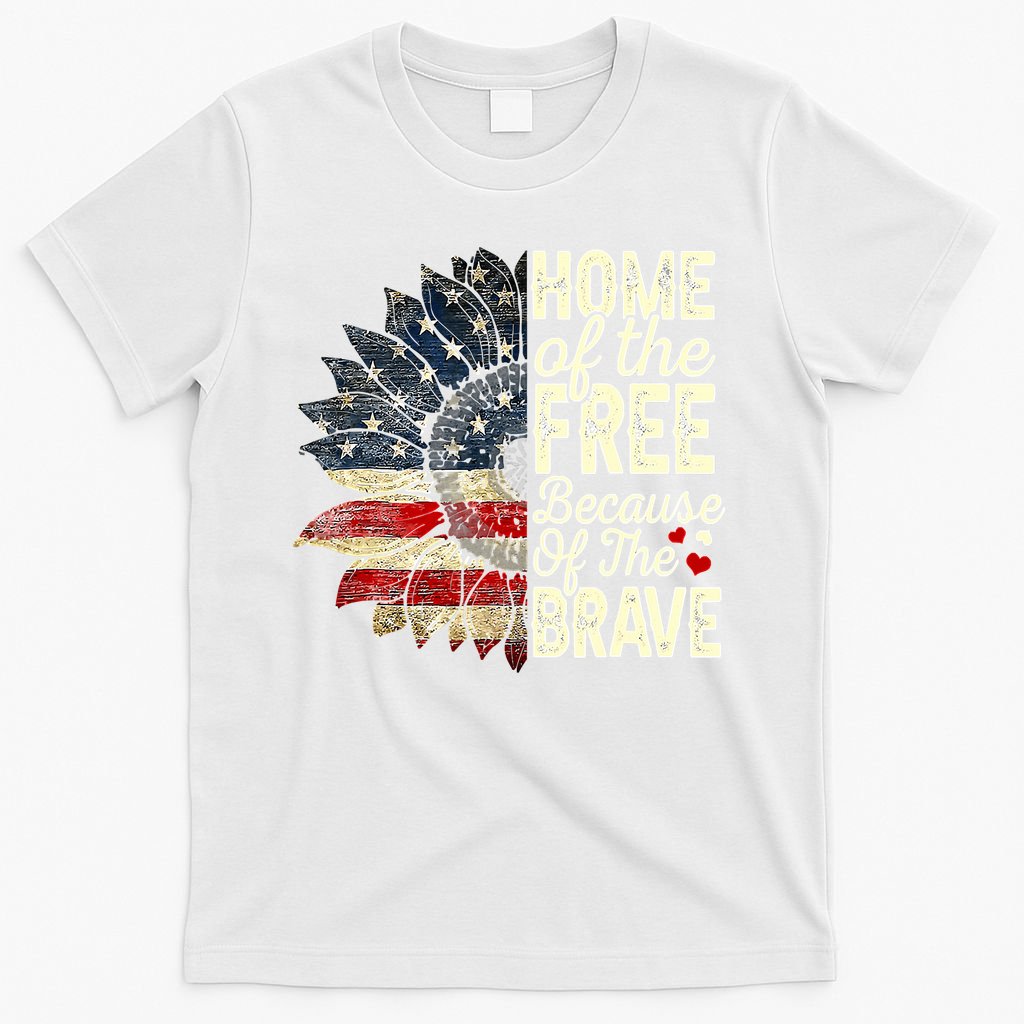 Happy 4th Of July Sunflower T-Shirt