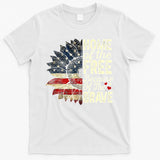 Happy 4th Of July Sunflower T-Shirt