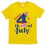 Happy 4th Of July Patriotic American Us Flag T-Shirt