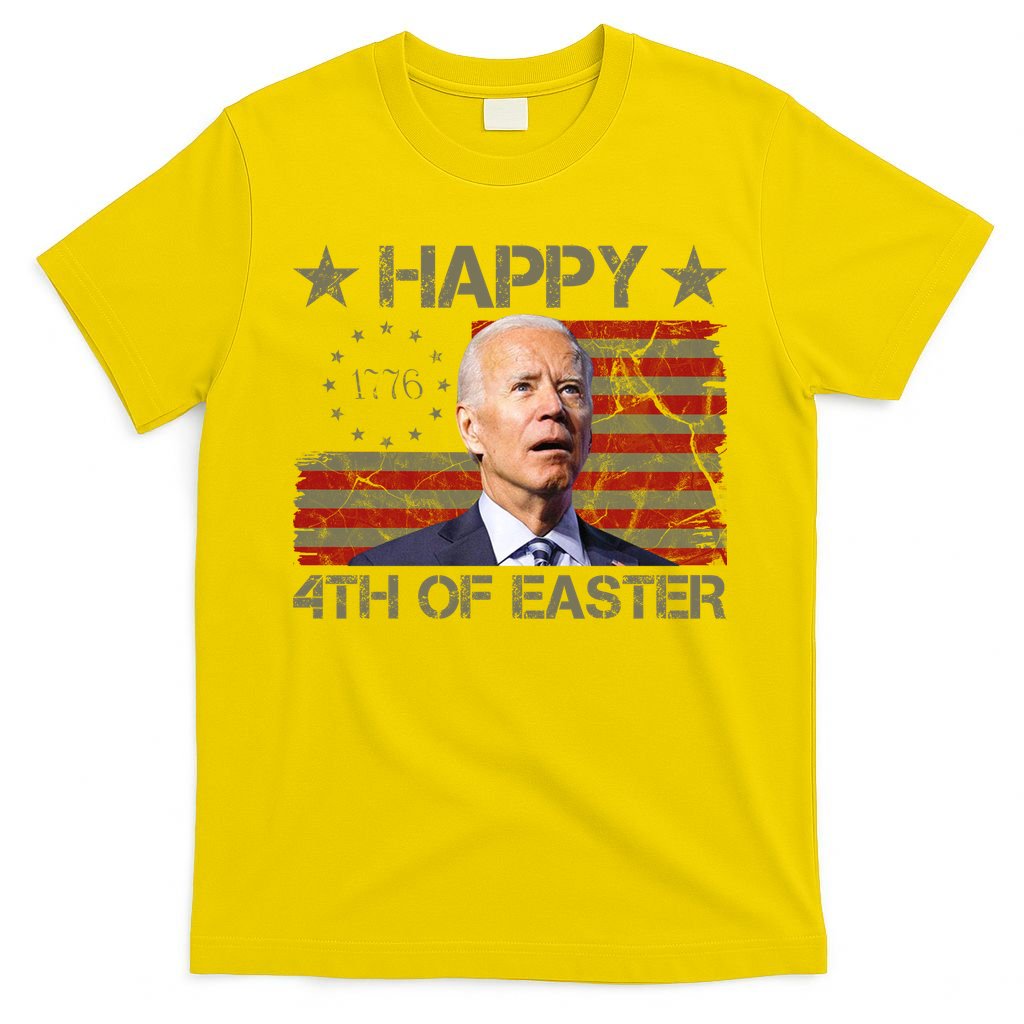 Happy 4th Of Easter Funny Usa Anti Biden T-Shirt