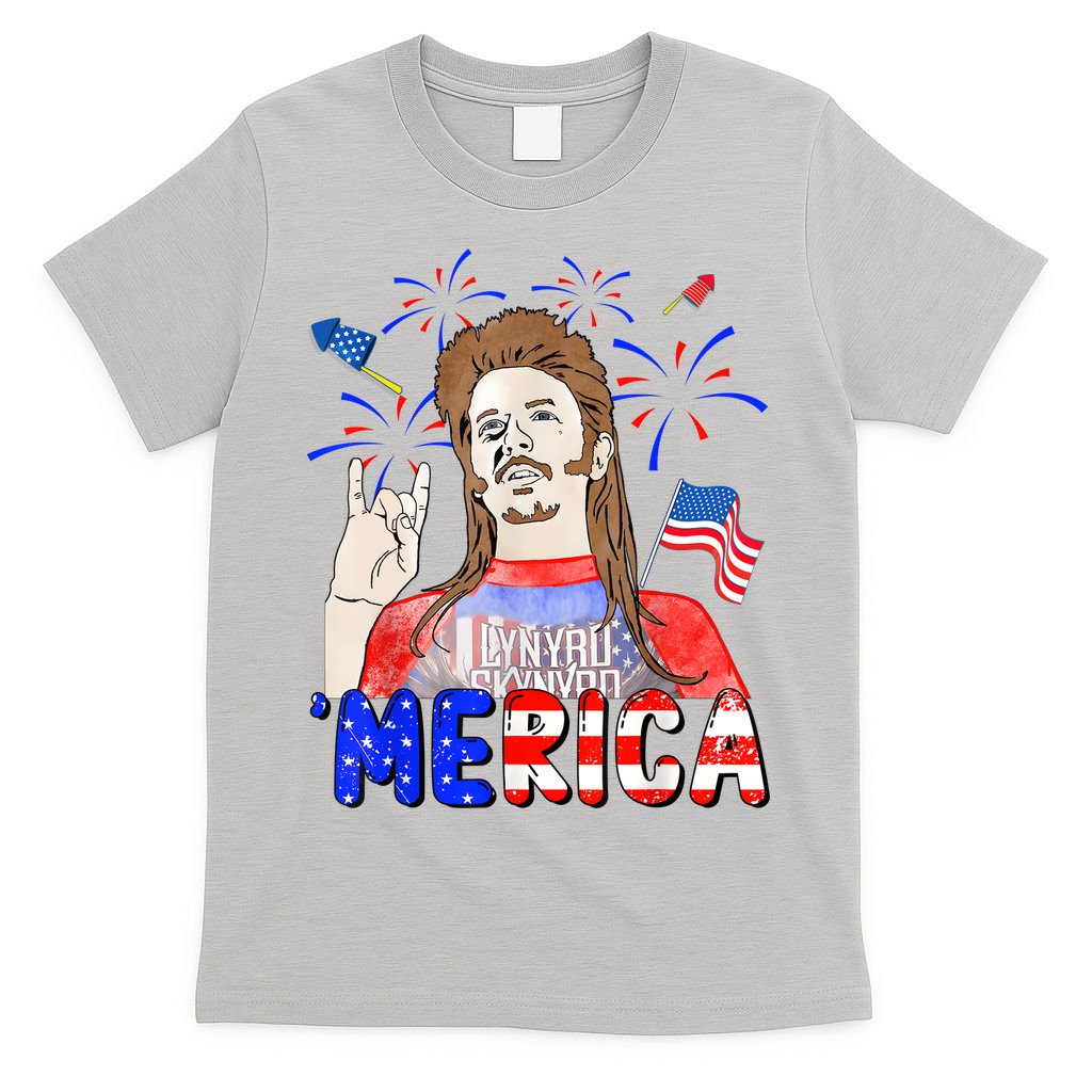 Happy 4th Of July Merica Funny Joe American Flag T-Shirt