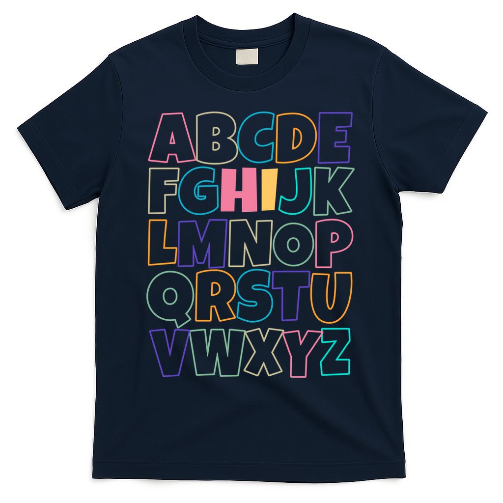 Hi ABC Colorful Alphabet T-Shirt