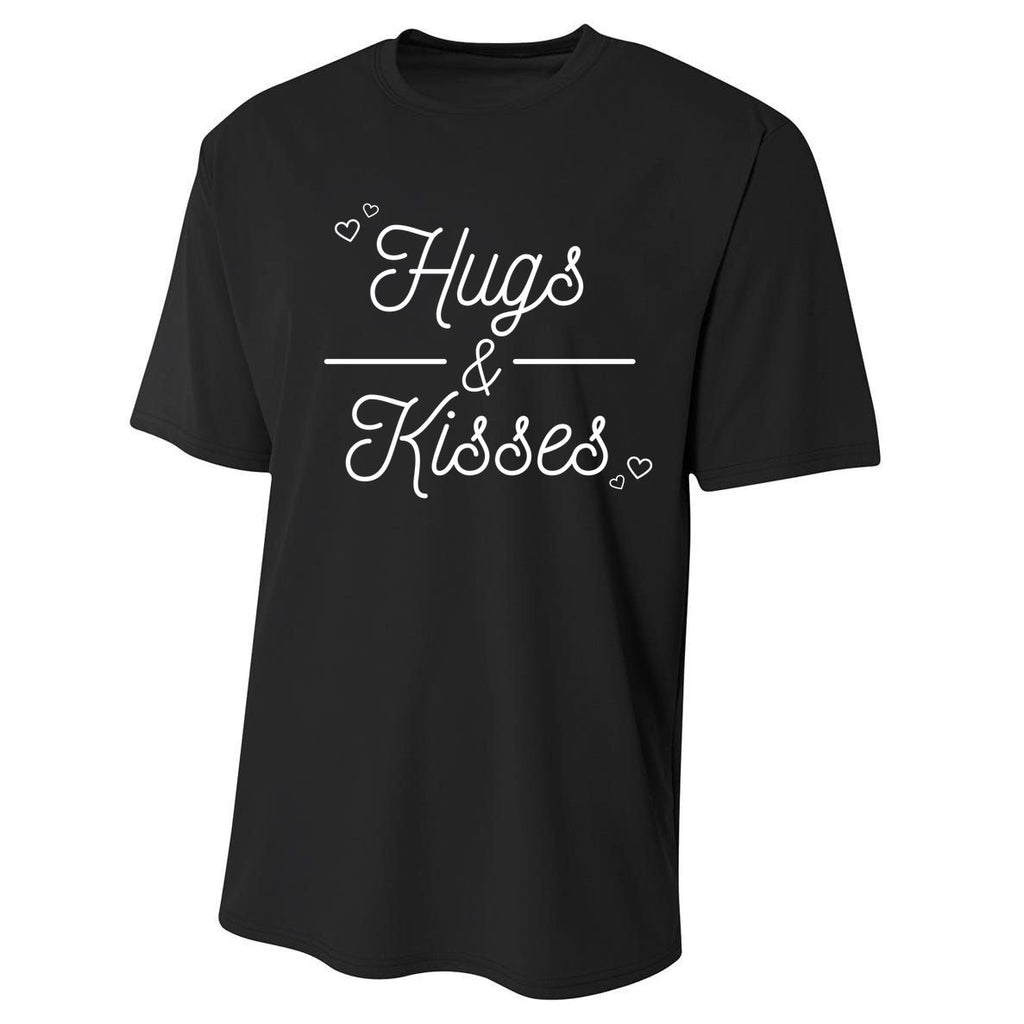 Hugs And Kisses Valentine Performance Sprint T-Shirt
