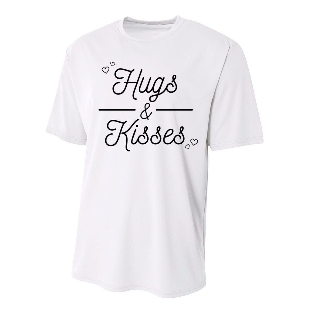 Hugs And Kisses Valentine Performance Sprint T-Shirt