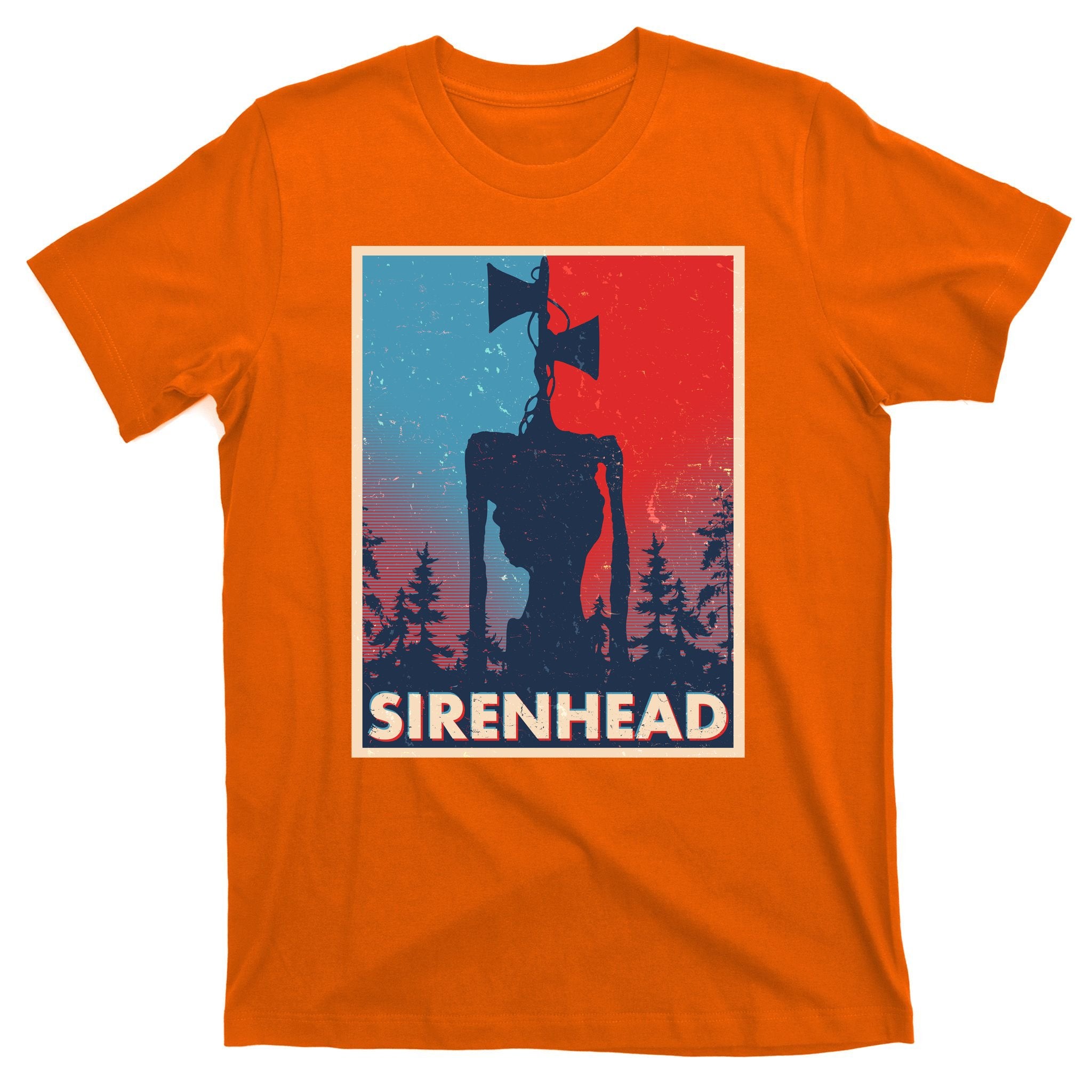 Halloween Creepy Sirenhead Vintage T-Shirt