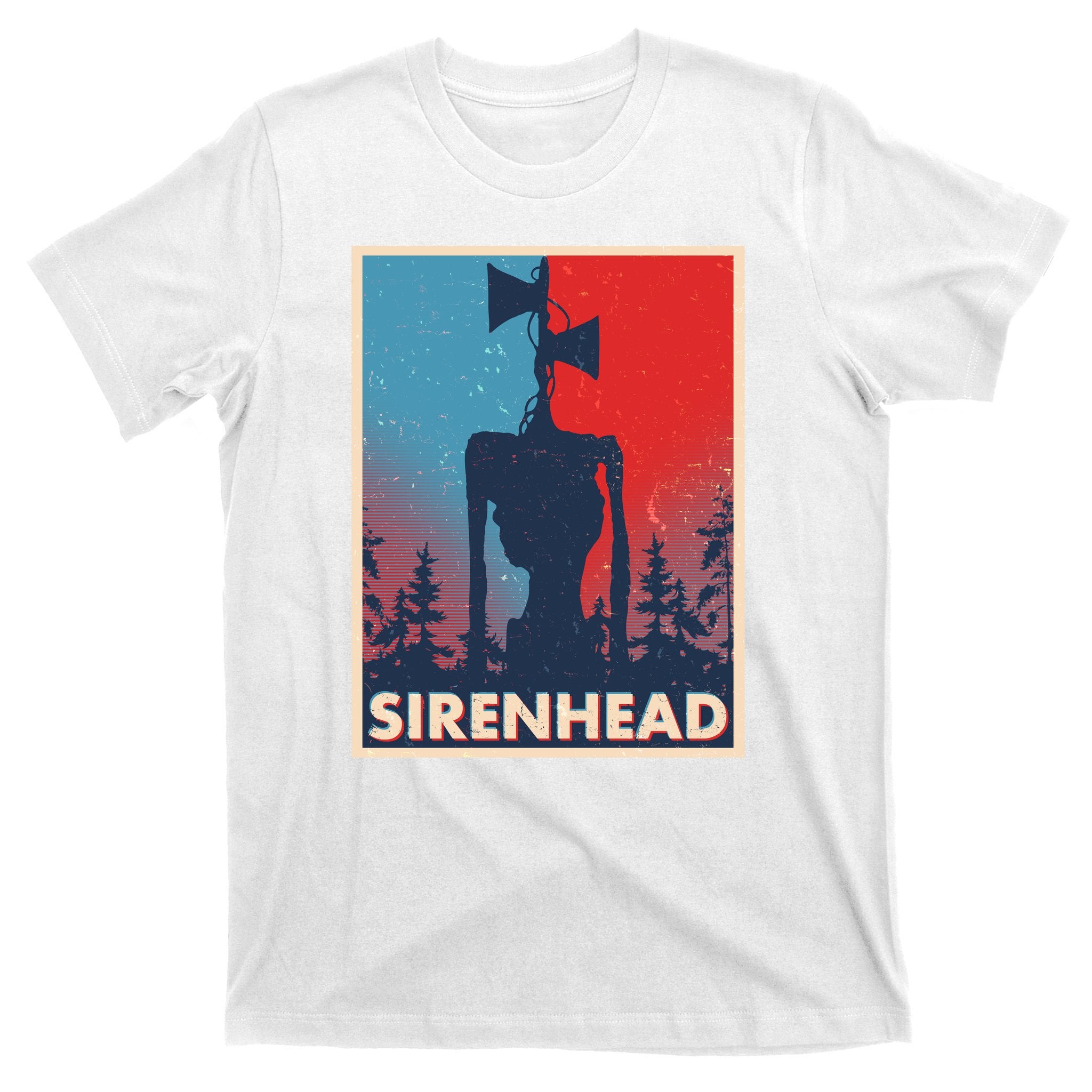 Halloween Creepy Sirenhead Vintage T-Shirt