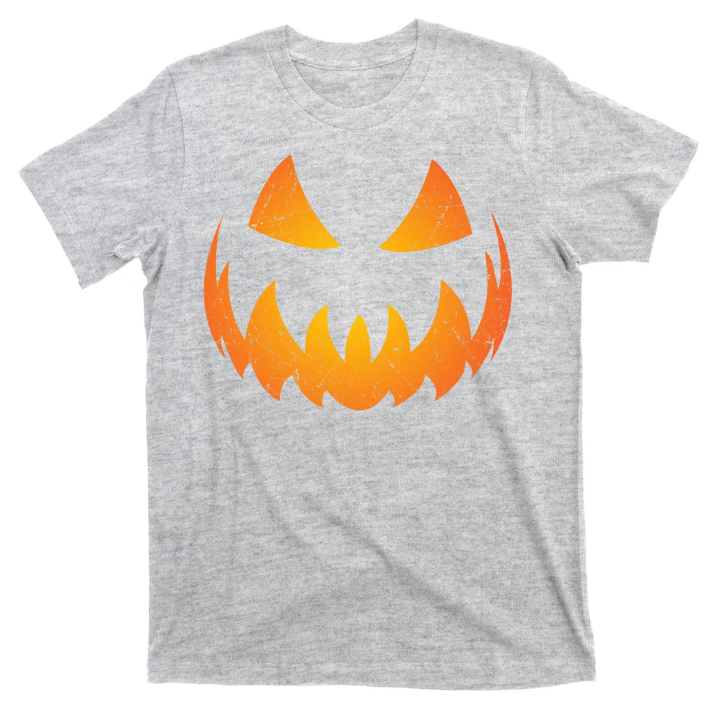 Halloween Pumpkin Jack O'Lantern Face T-Shirt