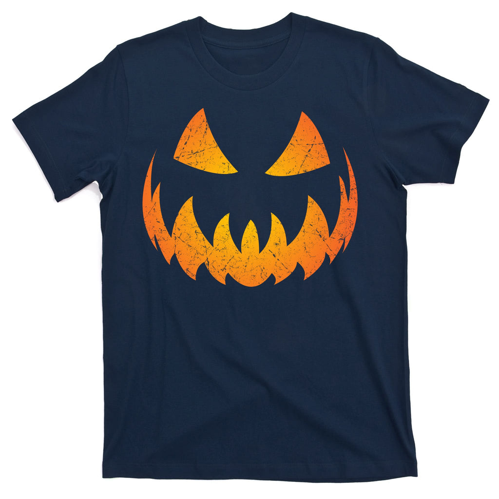 Halloween Pumpkin Jack O'Lantern Face T-Shirt