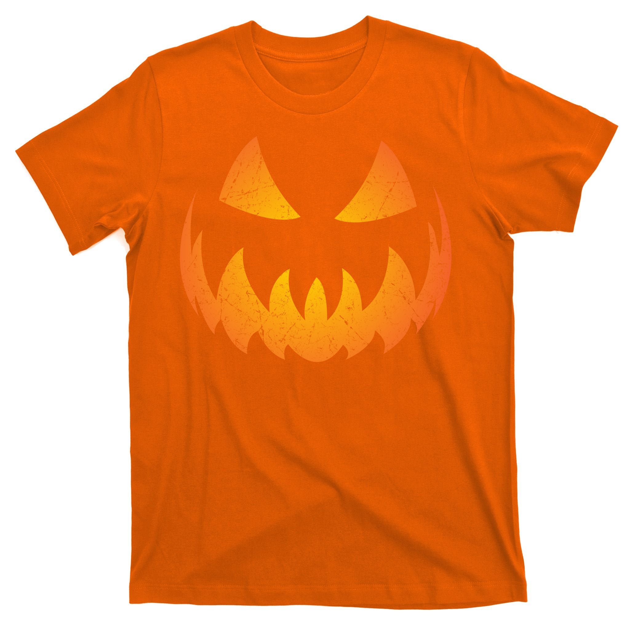 Halloween Pumpkin Jack O'Lantern Face T-Shirt