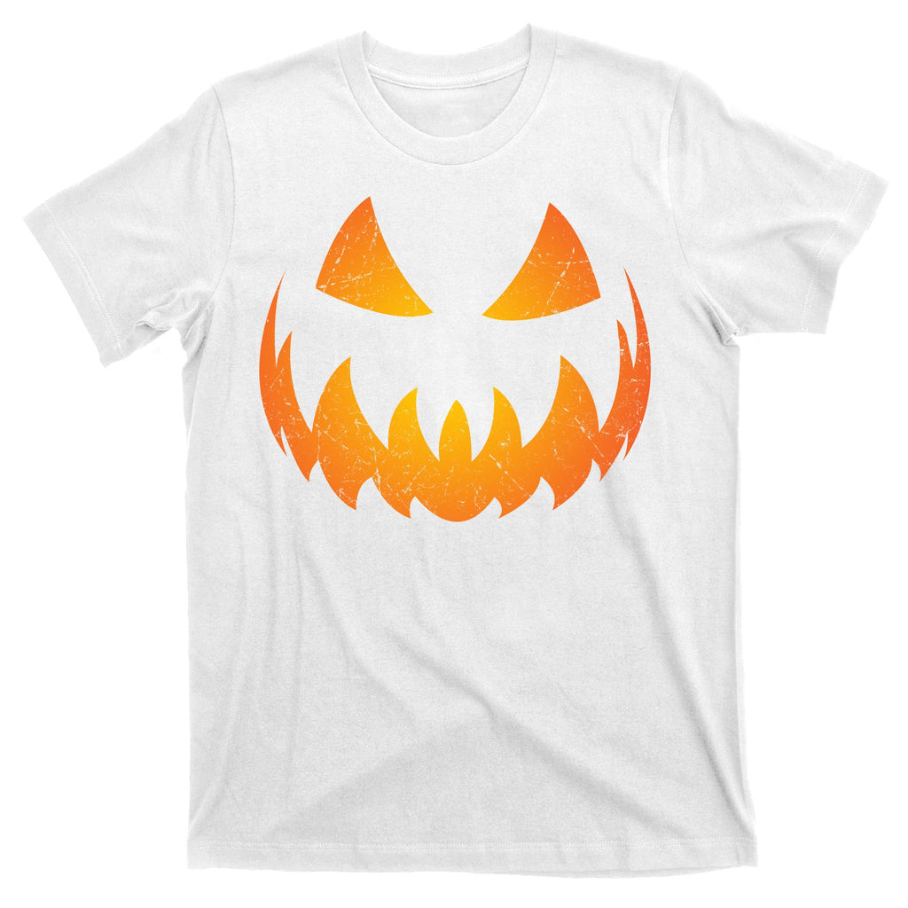 Halloween Pumpkin Jack O'Lantern Face T-Shirt