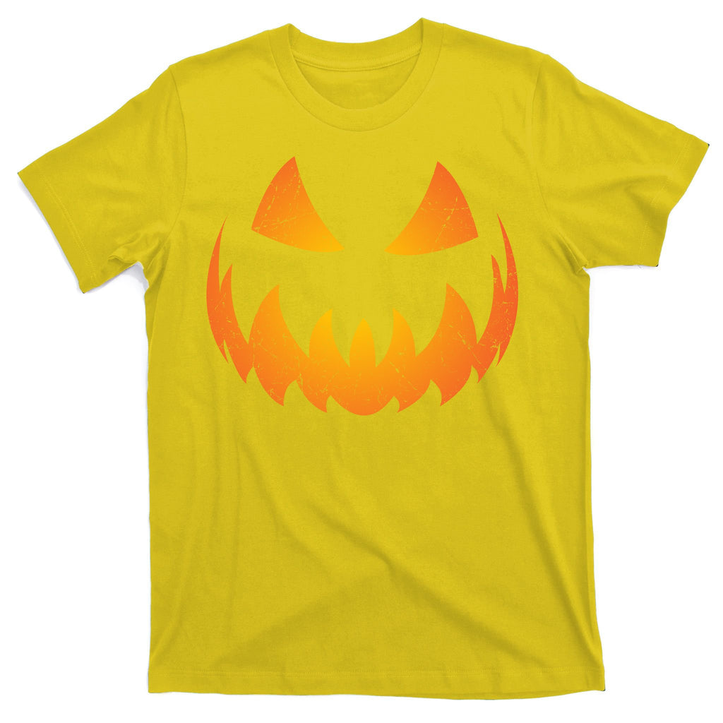 Halloween Pumpkin Jack O'Lantern Face T-Shirt