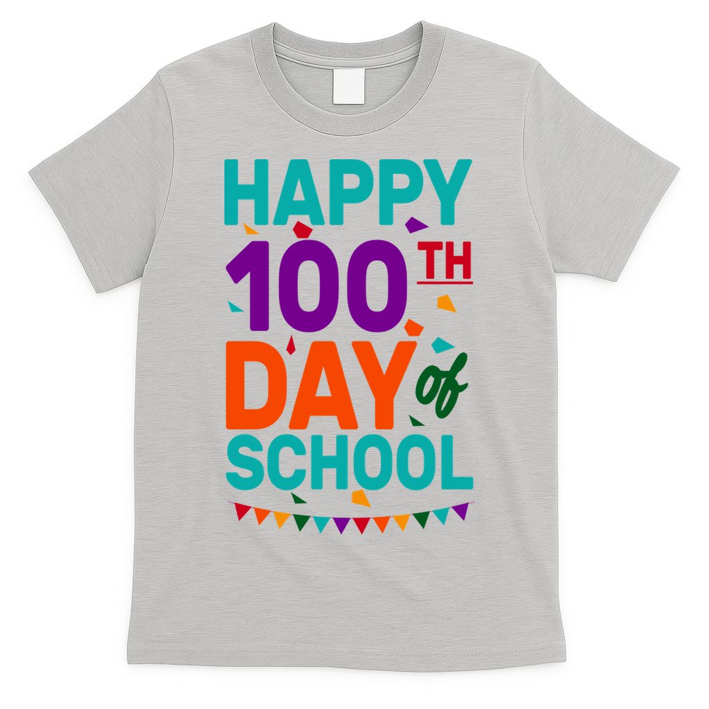 Happy 100th Day Of School For Teacher Or Child T-Shirt