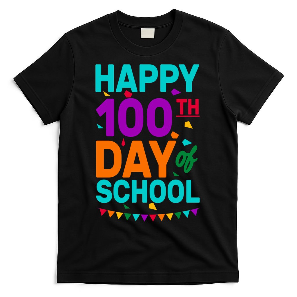 Happy 100th Day Of School For Teacher Or Child T-Shirt