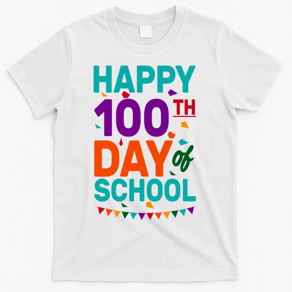 Happy 100th Day Of School For Teacher Or Child T-Shirt
