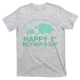 Happy 1st Mothers Day Cute Elephant T-Shirt