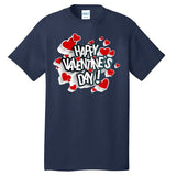 Happy Valentine's Day Love Hearts Logo Tall T-Shirt