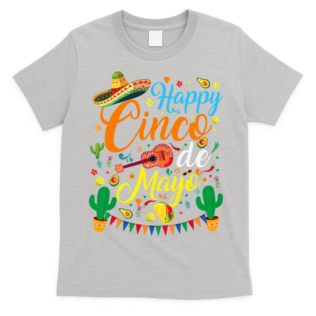 Happy Cinco De Mayo Fiesta Mexican Party 5 De Mayo  T-Shirt